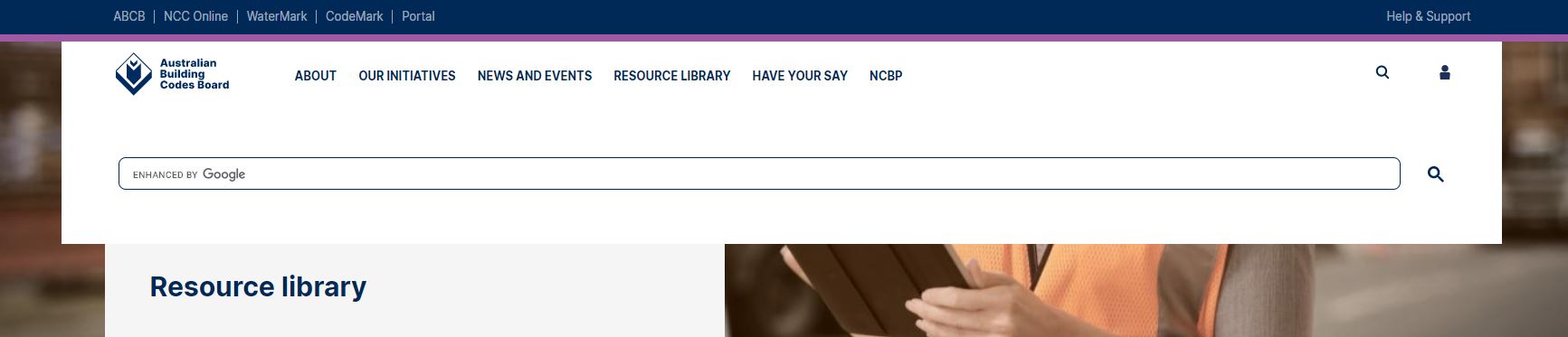 ABCB search function