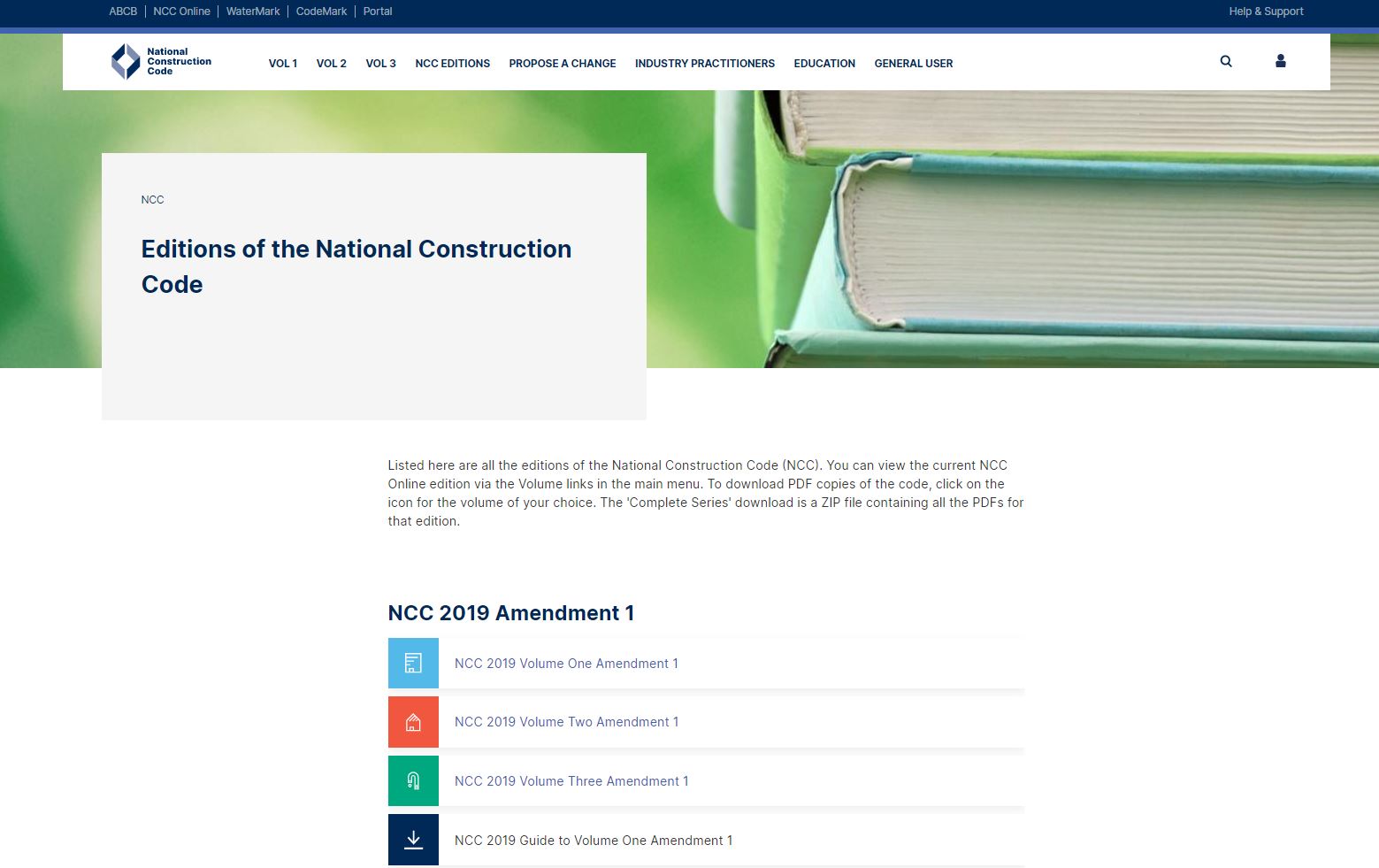 NCC Online Editions menu item